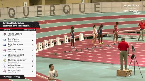 Women's 60m Invitational, Prelims 3