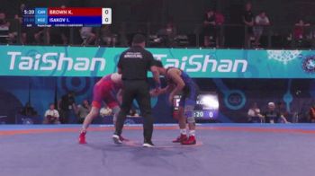 65 kg Repechage - Karson Brown, Canada vs Isa Isakov, Kyrgyzstan