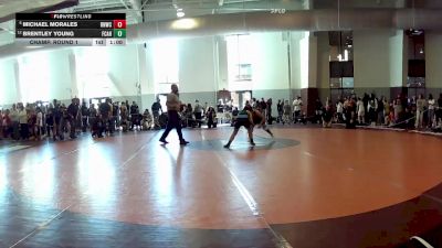 108 lbs Champ. Round 1 - Michael Morales, Raider Nation Wrestling Club vs Brentley Young, Midlothian Miners Wrestling Club