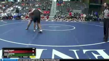 285 lbs Quarterfinals (8 Team) - Dax Griffin, Wagoner vs Nate Easky, Skiatook