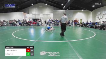 157 lbs Semifinal - Jay McKenzie, University High School vs Ethan Kay, Ripley High School