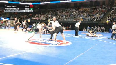 190 Class 4 lbs Champ. Round 1 - Chase Kivett, Neosho vs Josh Schindler, Pattonville