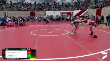 152 lbs Cons. Round 2 - Jackson McCurdy, Roncalli vs Andrew Oakes, T.U.F. Wrestling Club