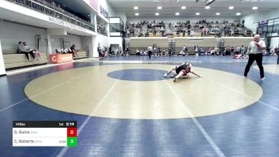 141 lbs Consi Of 16 #2 - Garret Suica, Edinboro vs Colin Roberts, Edinboro