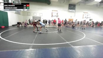 111-124 lbs Semifinal - Brooklyn Jones, Conant High School vs Ariel Woodfin, Harvey (Thornton)