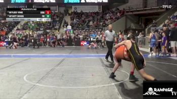 130 lbs Champ. Round 1 - Wyatt Boss, Fredonia vs Myles Vine, Ellis Kids Wrestling Club