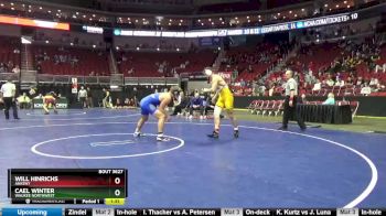 3A-220 lbs 7th Place Match - Cael Winter, Waukee Northwest vs Will Hinrichs, Ankeny