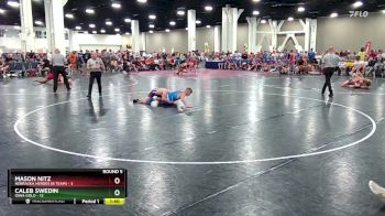 138 lbs Round 5 (8 Team) - Caleb Swedin, Iowa Gold vs Mason Nitz, Nebraska Heroes (B Team)