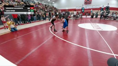 78-85 lbs Round 2 - Zeke Piper, Platte Valley vs Brandon Navarrete, Fort Morgan WC