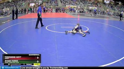 58 lbs Quarterfinal - Ryder Farris, Sweet Home Mat Club vs Townsend Hoyt, NWWC