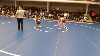 155 lbs 9th Place Match - Emmerson Halverson, North Platte vs Annika Soelberg, Minden