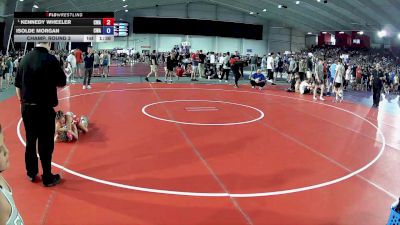 73 lbs Champ. Round 3 - Kennedy Wheeler, Contenders Wrestling Academy vs Isolde Morgan, Contenders Wrestling Academy