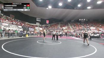 285 lbs Cons. Semi - KJ Schanz, Mulvane HS vs Carson Martin, Paola HS