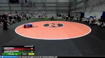 100 lbs Quarters & 1st Wb (16 Team) - Alex Rozas, Louisiana vs Ayden Bollinger, Indiana Gold