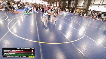 95+ Round 2 - Gabriella Montierth, Ridgeline Riverhawks vs Lainey Leach, Panguitch