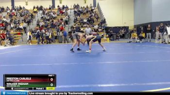 174 lbs Champ. Round 2 - Preston Carlisle, UW-Eau Claire vs Walker Ingham, Rochester-CTC