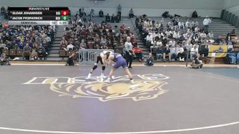125 lbs Semifinal - Sloan Johannsen, Northern State vs Jacob Fitzpatrick, Minnesota State