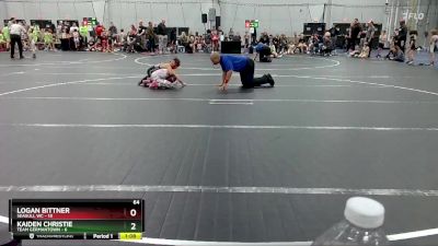 64 lbs Semis (4 Team) - Logan Bittner, Seagull WC vs Kaiden Christie, Team Germantown