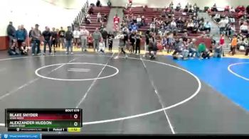 152 lbs Cons. Round 3 - Alexzander Hudson, Green River vs Blake Snyder, Wind River