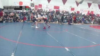 138 lbs Cons. Round 2 - Preston Duman-Dahm, Shelton vs Kayl Holcomb, Orting