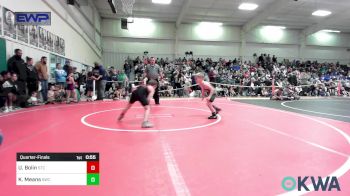 60 lbs Quarterfinal - Urijah Bolin, Sallisaw Takedown Club vs Kruz Means, Brushy Wrestling Club