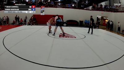 130 kg 7th Place Match - Sean Carroll, Northern Illinois RTC vs James Hustoles, NMU-National Training Center