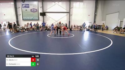 116 lbs Rr Rnd 3 - Kael Davis, Meatballs vs Cole Cichocki, Michigan Premeir Gold