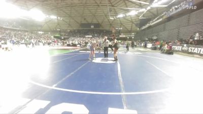 Girls 3A 130 lbs Champ. Round 1 - Kaitlyn Roberts, Kent Meridian (Girls) vs Eliana Koval, Federal Way (Girls)