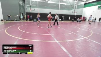 144 lbs Cons. Round 3 - Derek Sanchez, Lawrence Elite vs Mika Mckitrick, East Kansas Eagles