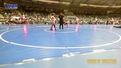 100 lbs Semifinal - Jayde McKinney, Buccaneer Wrestling Club vs Chanlee McKinney, Woodland Wrestling Club