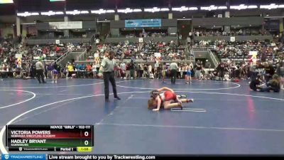 102-111 lbs Round 3 - Hadley Bryant, Harrisburg vs Victoria Powers, Nebraska Wrestling Academy