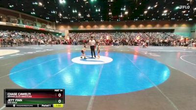 50-54 lbs Round 3 - Jett Finn, USA GOLD vs Chase Cawelti, Nevada Elite Wrestling