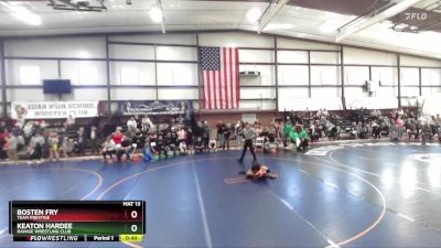 80 lbs Cons. Semi - Keaton Hardee, Ravage Wrestling Club vs Bosten Fry, Team Prestige