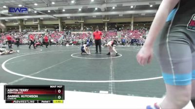 96 lbs Champ. Round 2 - Gabriel Hutchison, Chanute vs Ashtin Terry, Nebraska Boyz