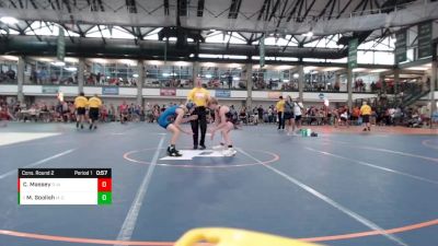 109-116 lbs Cons. Round 2 - Michael Goolish, Conant HS vs Corbin Massey, Republic West