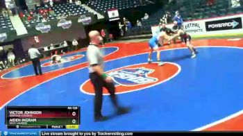 4 lbs Quarterfinal - Victor Johnson, Heritage-Catoosa vs Aiden Ingram, West Laurens