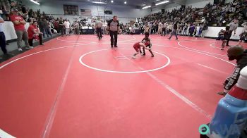 40 lbs Quarterfinal - Maddox Reed, Pin-King All Stars vs Ledger Perrier, Collinsville Cardinal Youth Wrestling