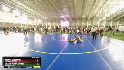 100 lbs Cons. Round 4 - Drake Pommarane, Badlands Elite vs Tyson Coleman, Colorado Outlaws