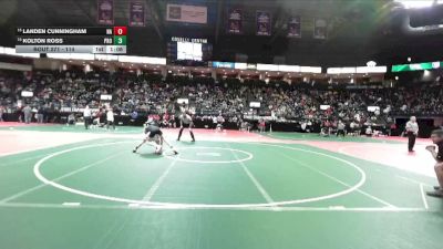 114 lbs Champ. Round 2 - Landen Cunningham, NA vs Kolton Ross, PROA