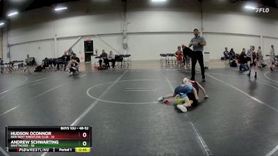 48-52 lbs Round 1 - Andrew Schwarting, Unattached vs Hudson OConnor, New Kent Wrestling Club