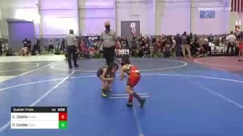 50 lbs Quarterfinal - Cruz Cedillo, Pomona Elite vs Phillip Coates, Tehacahapi Valley WC