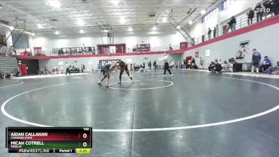 149 lbs Champ. Round 2 - Aidan Callahan, Chadron State vs Micah Cotrell, Findlay