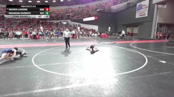 95 lbs Cons. Round 5 - Mason LaVigne, Victory School Of Wrestling vs Branson Burwitz, Team Nazar Training Center