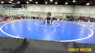 90 lbs Rr Rnd 5 - Talon Peterpaul, RAW Wrestling Club 9U vs Tyler Tuttle, POWA 9U