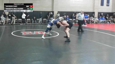 144 lbs Consi Of 8 #1 - Braedyn Melo-Nunes, Somerset Berkley vs Jackson Cody, Northeast Metro Tech/Bishop Fenwick
