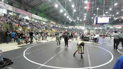 74 lbs Quarterfinal - Xzavier Martinez, Alamosa Wrestling vs Dominic Hotz, No Team