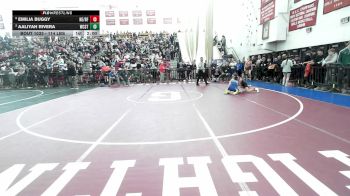 114 lbs Quarterfinal - Emilia Buggy, Northeast Metro Tech/Bishop Fenwick vs Aaliyah Rivera, Worcester Tech
