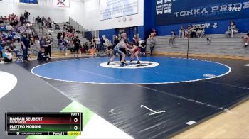 133 lbs Round 4 - Matteo Moroni, Hibbing vs Damian Seubert, Maple Grove