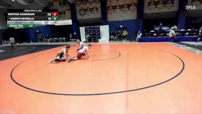 197 lbs Prelim - Britton Sorenson, Southern Virginia vs Joseph Petrella, Baldwin Wallace