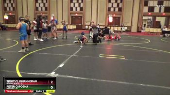 56 lbs Semis & 1st Wrestleback (8 Team) - Timothy Johanneman, Revival White vs Peter Capogna, Bad Bass